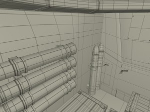 t-34-76 interior-engine bay camo full 3D 모델