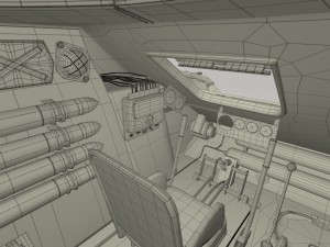t-34-76 interior-engine bay camo full 3D 모델