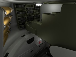 t-34-76 interior-engine bay full hdri Modelo 3D
