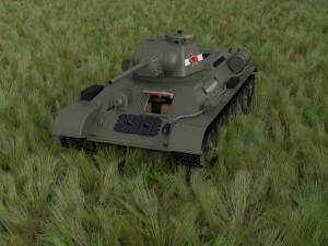 t-34-76 interior-engine bay full hdri Modelo 3D
