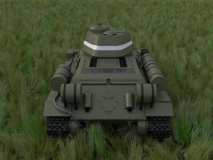 t-34-76 interior-engine bay full hdri Modelo 3D