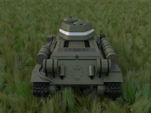 t-34-76 interior-engine bay full hdri 3D Model