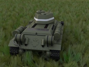 t-34-76 interior-engine bay full hdri Modelo 3D