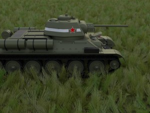 t-34-76 interior-engine bay full hdri Modelo 3D