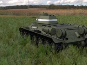 t-34-76 interior-engine bay full hdri Modelo 3D