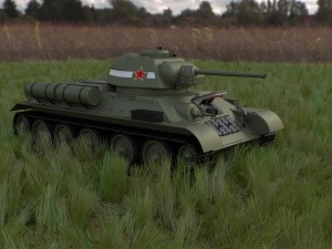t-34-76 interior-engine bay full hdri Modelo 3D