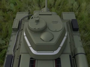 t-34-76 interior-engine bay full hdri 3D Model