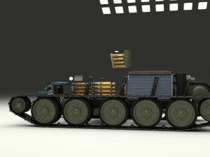 t-34-76 interior-engine bay full hdri Modelo 3D