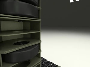 t-34-76 interior-engine bay full hdri 3D Model
