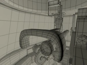 t-34-76 interior-engine bay full hdri 3D Model