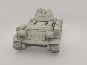 t34-76 with interior camo 3D मॉडल