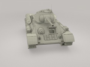 t34-76 with interior camo 3D मॉडल