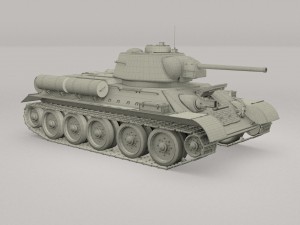 t34-76 with interior camo 3D मॉडल
