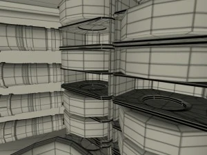 t34-76 with interior camo 3D Model