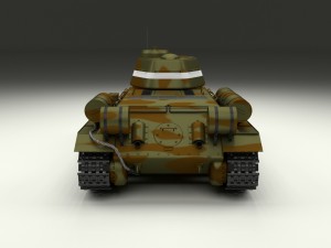 t34-76 with interior camo 3D मॉडल