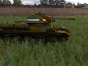 t34-76 tank camo hdri Model 3D
