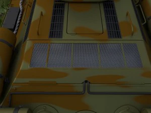 t34-76 tank camo hdri 3D Model
