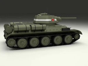 t34-76 tank hdri 3D Model