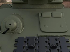 t34-76 tank hdri 3D Model