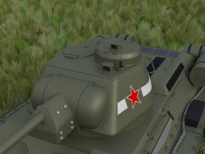 t34-76 tank hdri Model 3D