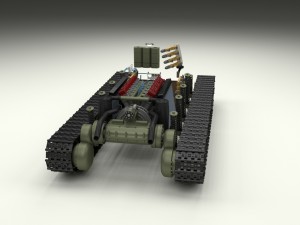 t-34-76 camo interior-engine bay full hdri 3D 모델