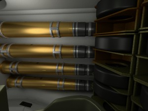 t-34-76 camo interior-engine bay full hdri 3D 모델