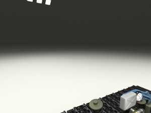 t-34-76 camo interior-engine bay full hdri 3D 모델