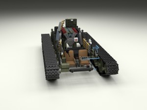 t-34-76 camo interior-engine bay full hdri 3D 모델