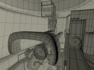 t-34-76 camo interior-engine bay full hdri 3D 모델