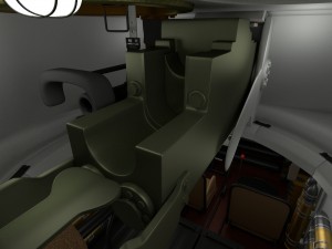 t-34-76 camo interior-engine bay full hdri 3D 모델