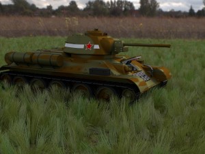 t-34-76 camo interior-engine bay full hdri 3D 모델