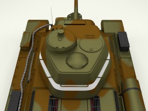 t-34-76 camo interior-engine bay full hdri 3D 모델