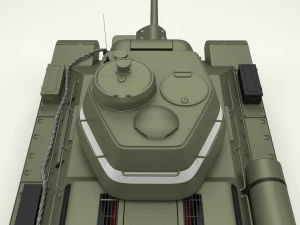 t34-76 tank with interior 3D Model