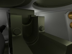 t34-76 tank with interior 3D 모델