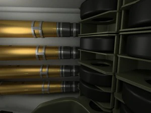 t34-76 tank with interior 3D Model