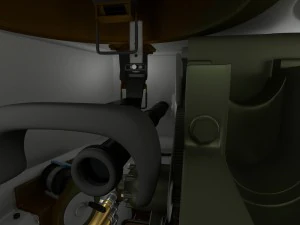 t34-76 tank with interior 3D Model