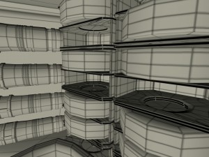 t34-76 tank with interior 3D 모델