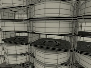 t34-76 tank with interior 3D Model