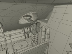 t34-76 tank with interior 3D 모델