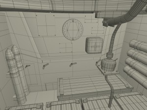t34-76 tank with interior 3D 모델