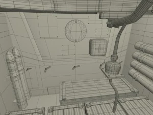 t34-76 tank with interior 3D Model