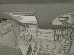 t34-76 tank with interior 3D 모델