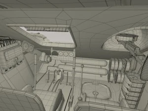 t34-76 tank with interior 3D Model