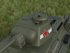 t34-76 tank with interior hdri Modelo 3D