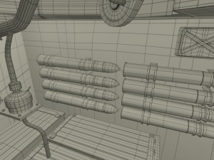 t34-76 tank with interior hdri Modelo 3D