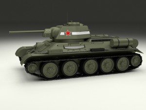 t34-76 tank 3D 모델