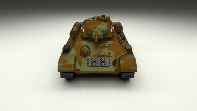 t34-76 tank camo 3D 모델 .c4d .max .obj .3ds .fbx .stl .blend 