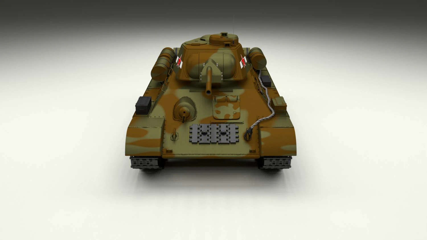 t34-76 tank camo 3D Model .c4d .max .obj .3ds .fbx .stl .blend 