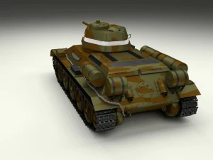 t34-76 tank camo 3D Model
