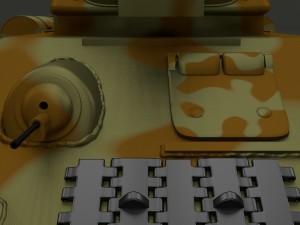 t34-76 tank camo 3D 모델